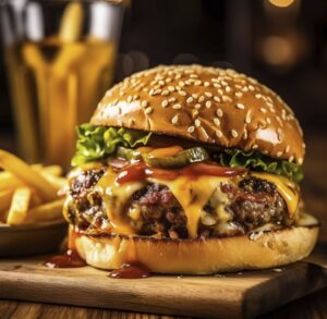 Grilled Hamburger