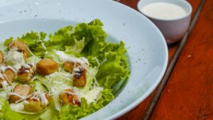 Best Caesar Salad with Homemade Dressing